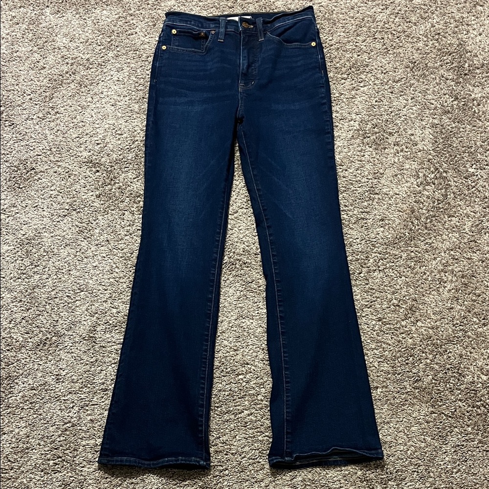 Madewell Women’s Skinny Flare Jeans in Rinse‎ Wash Size 27 - Picture 3 of 10